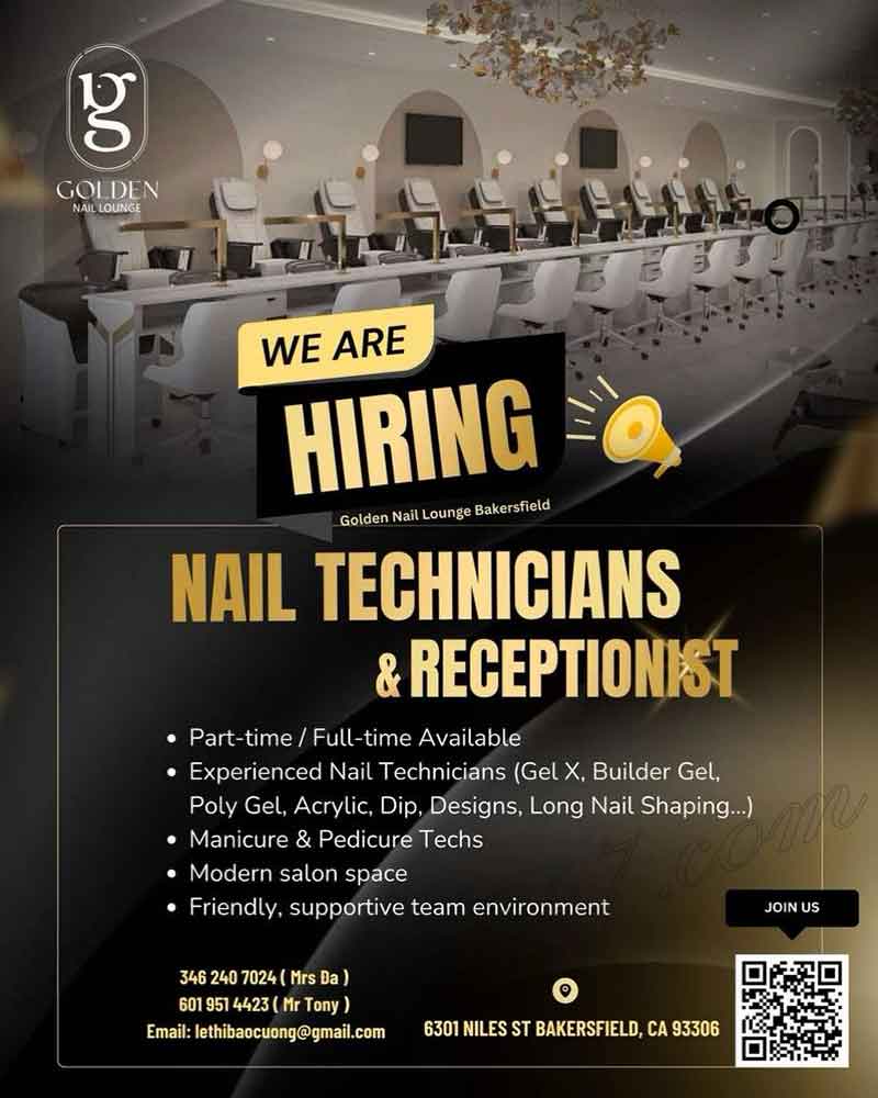 Cần thợ nail tại Bakersfield, California - hình 4