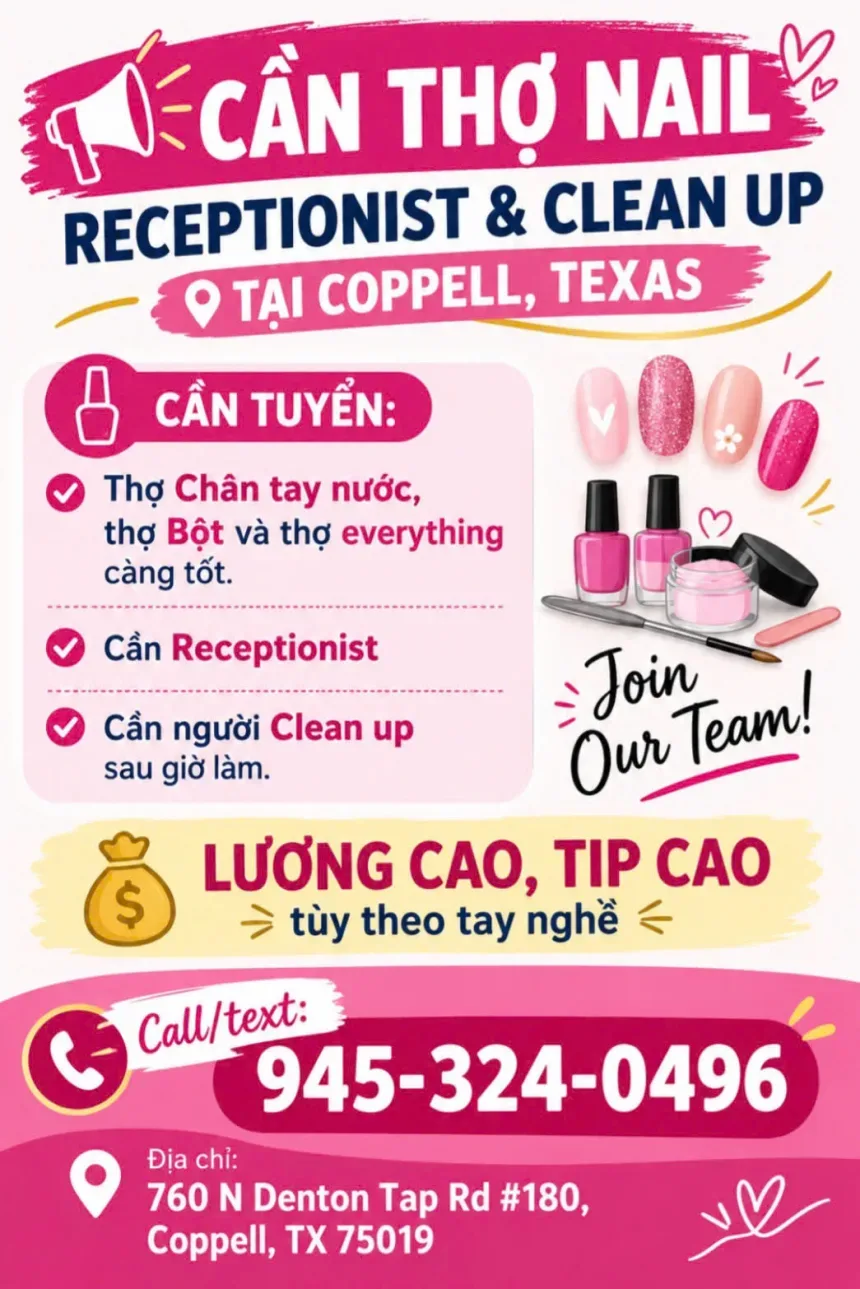 Cần Thợ Nails Coppell, Texas - Bột, Everything