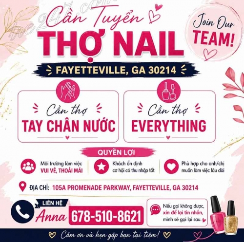 Cần Thợ Nails Fayetteville, Georgia - Tay chân nước, Everything