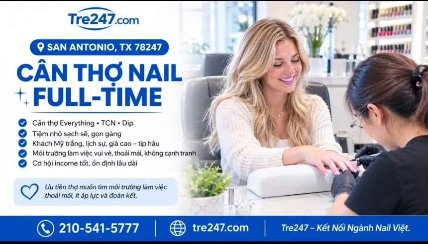 Cần Thợ Nails San Antonio, Texas - Tay chân nước, Dip, Everything